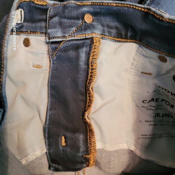 Madewell Jeans 26 Skinny 10" High Rise Woodland Wash Stretch Tummy Control Denim - Picture 4 of 12